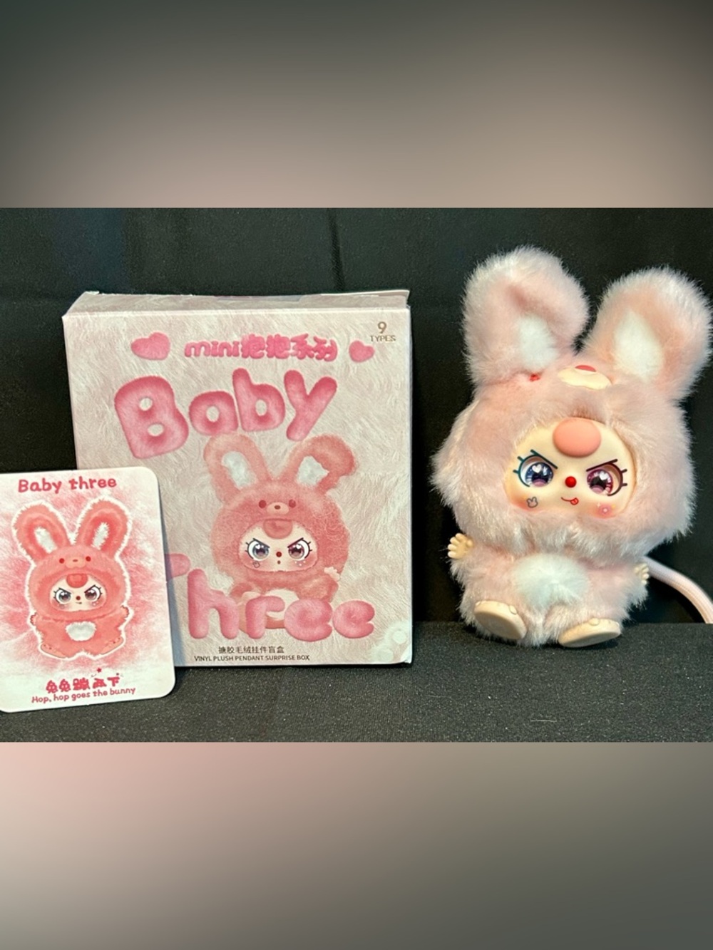 Baby Three Mini Hug Bunny